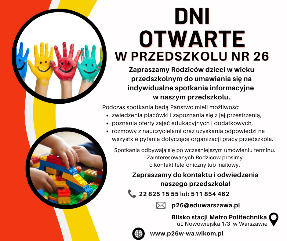 ogłoszenie dni otwarte